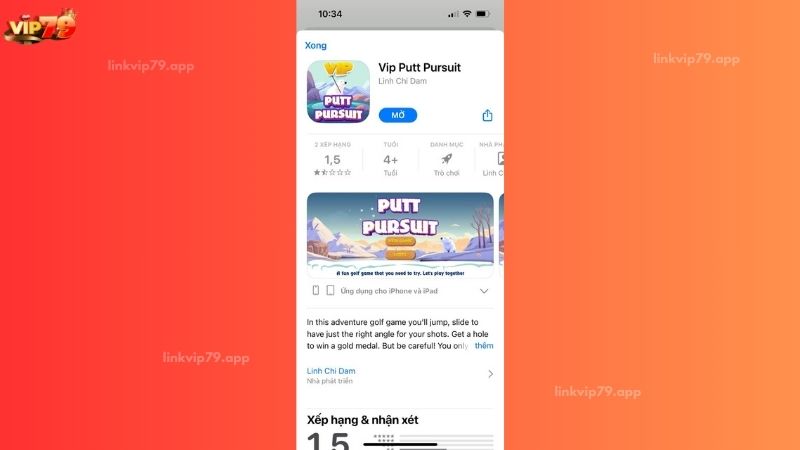 Tải app Vip79 cho hệ điều hành IOS