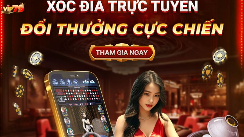 Sảnh game live casino độc đáo trên Vip79